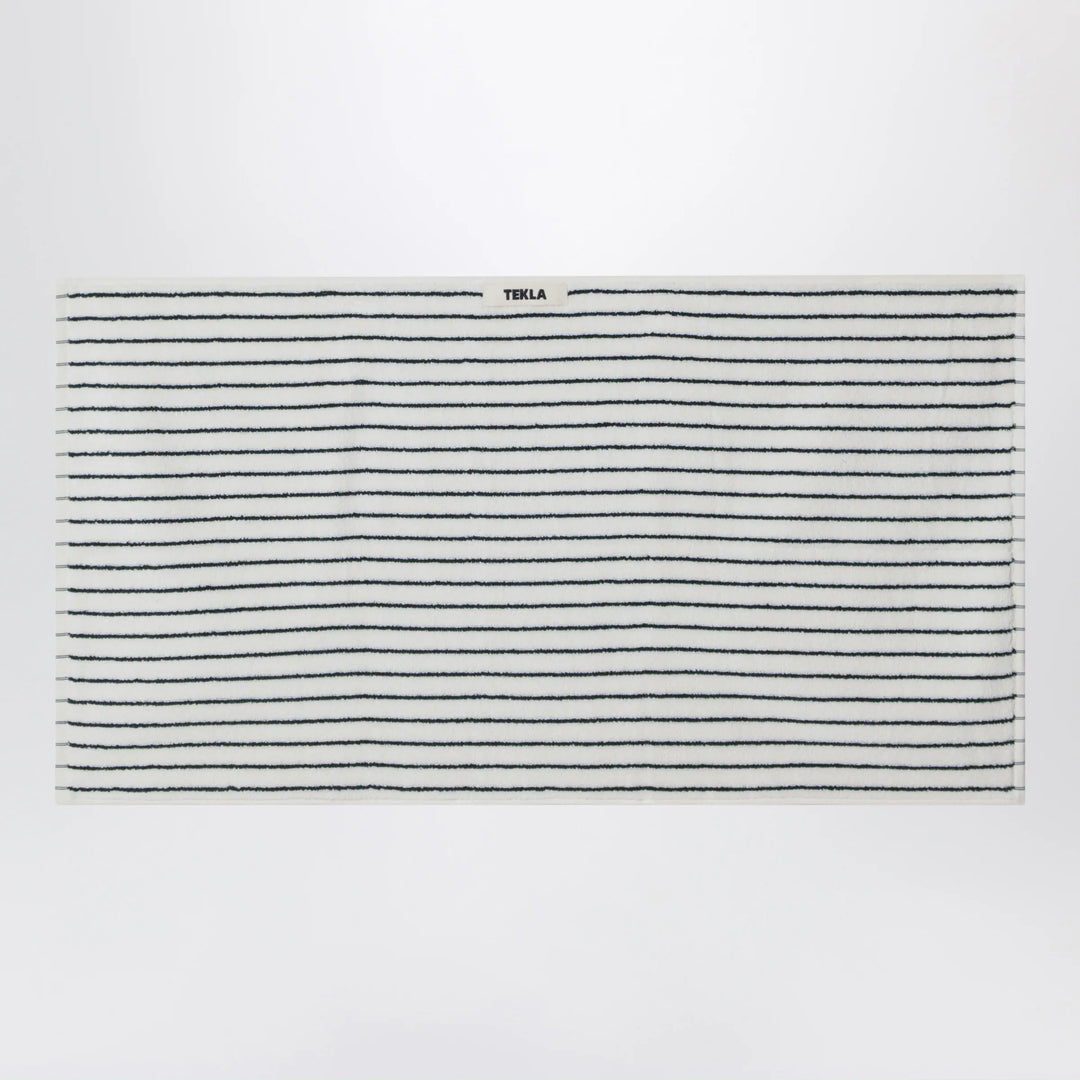 Tekla - White striped towel 50x90 Brand Apparel & Accessories TU