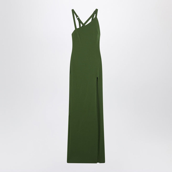 Apparel &amp; Accessories The Attico - Long green dress with slit Brand