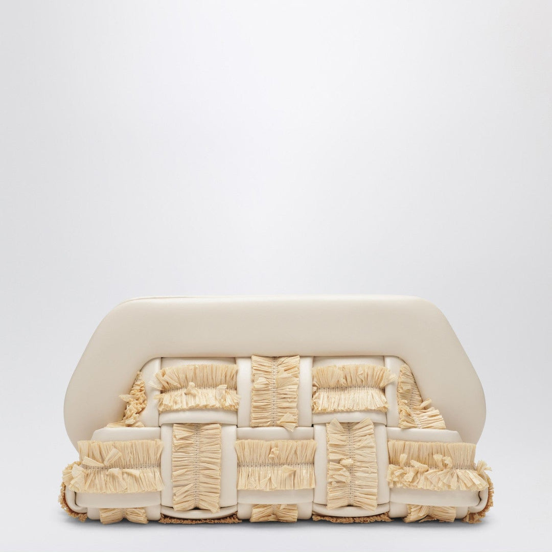 Apparel & Accessories TU THEMOIRè - Tia clutch in butter color with raffia inserts Brand