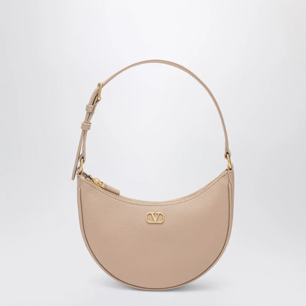 Valentino Garavani - Pink leather Vlogo Signature mini hobo bag Brand Apparel & Accessories TU