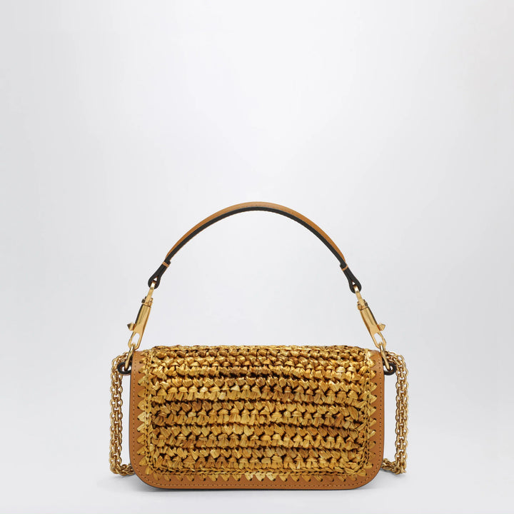 Valentino Garavani - Small woven Locò bag with VLogo Signature Brand Apparel &amp; Accessories TU