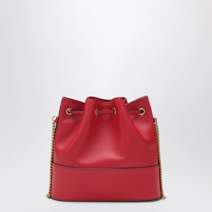 Valentino Garavani - Vlogo red leather bucket bag Brand Apparel &amp; Accessories TU
