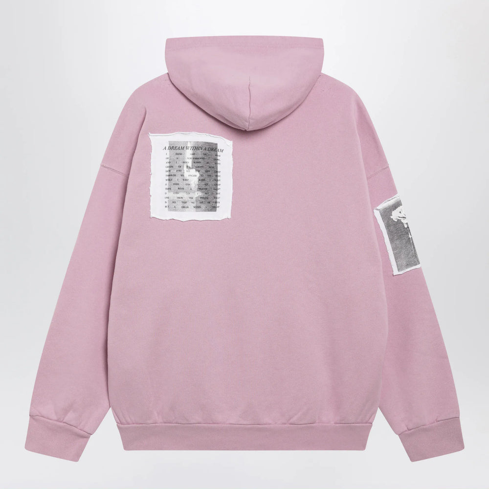 Balenciaga - Antique pink cotton jersey zip-up hoodie Brand