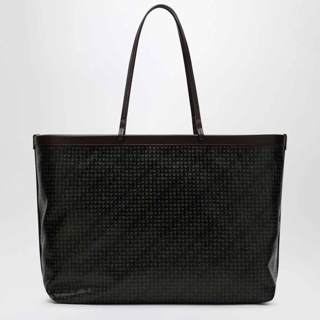 Balenciaga - Select large tote in coated black canvas Brand U