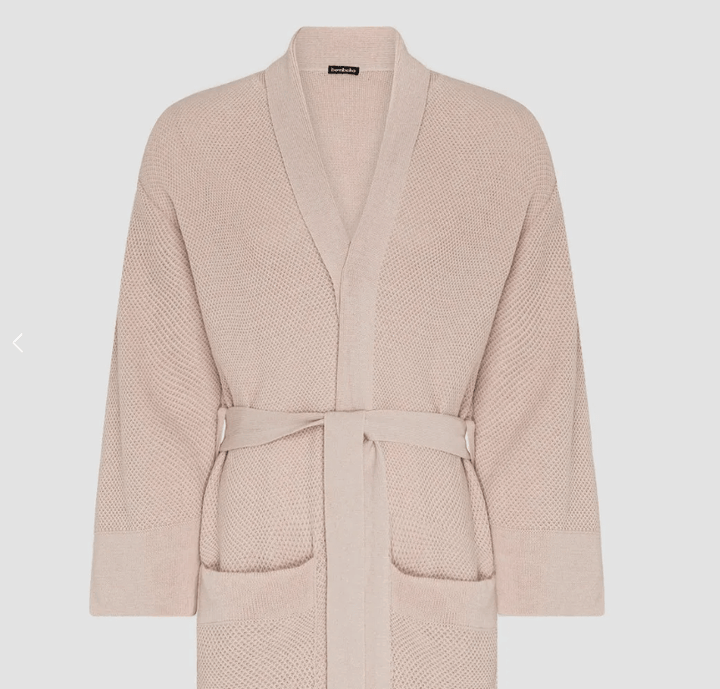 Bathrobes (S/M) H125cm / Blush Bemboka Pure Cotton Knitted Bathrobes Brand