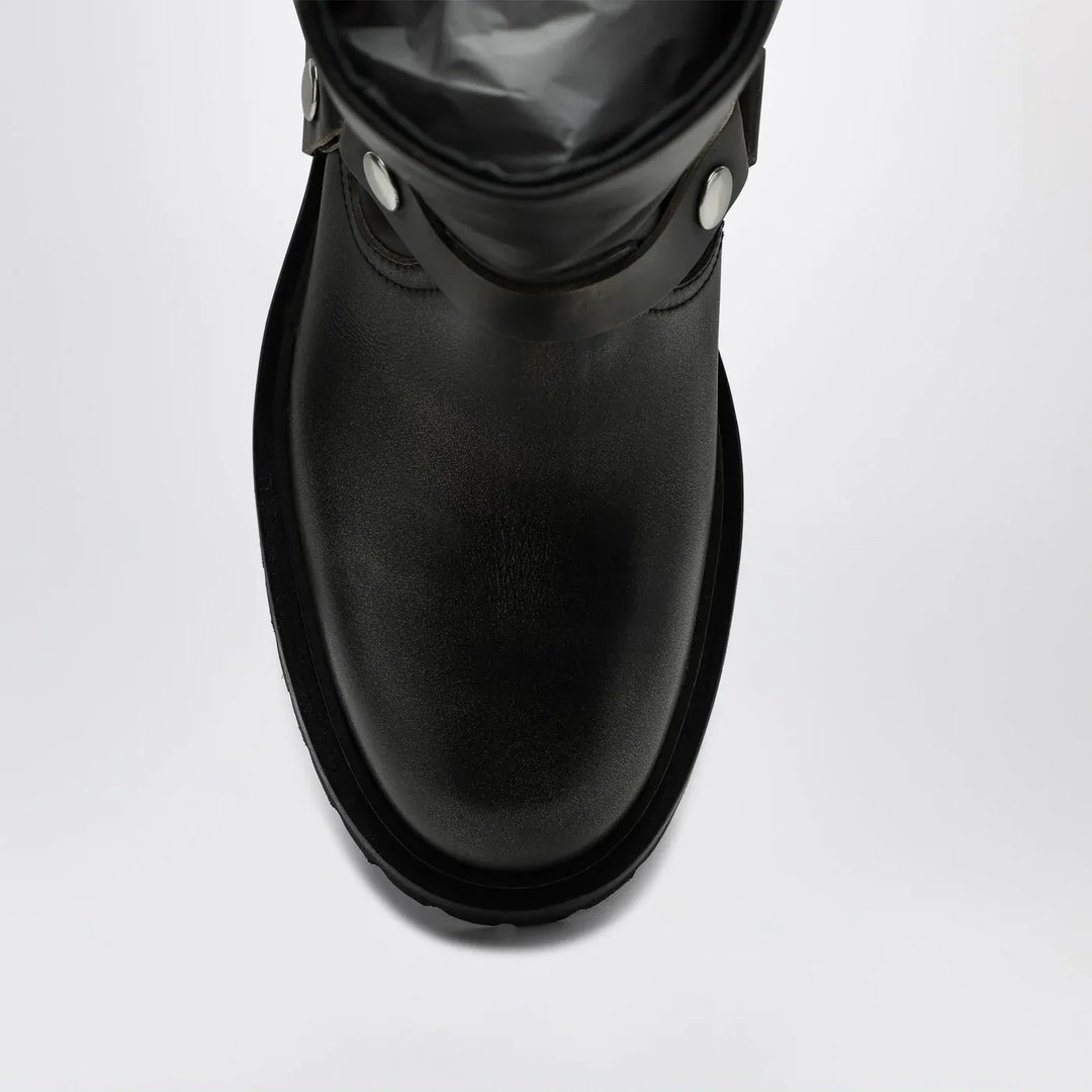 Golden Goose - Kurt boots in black leather with buckle Brand Boots 41 IT