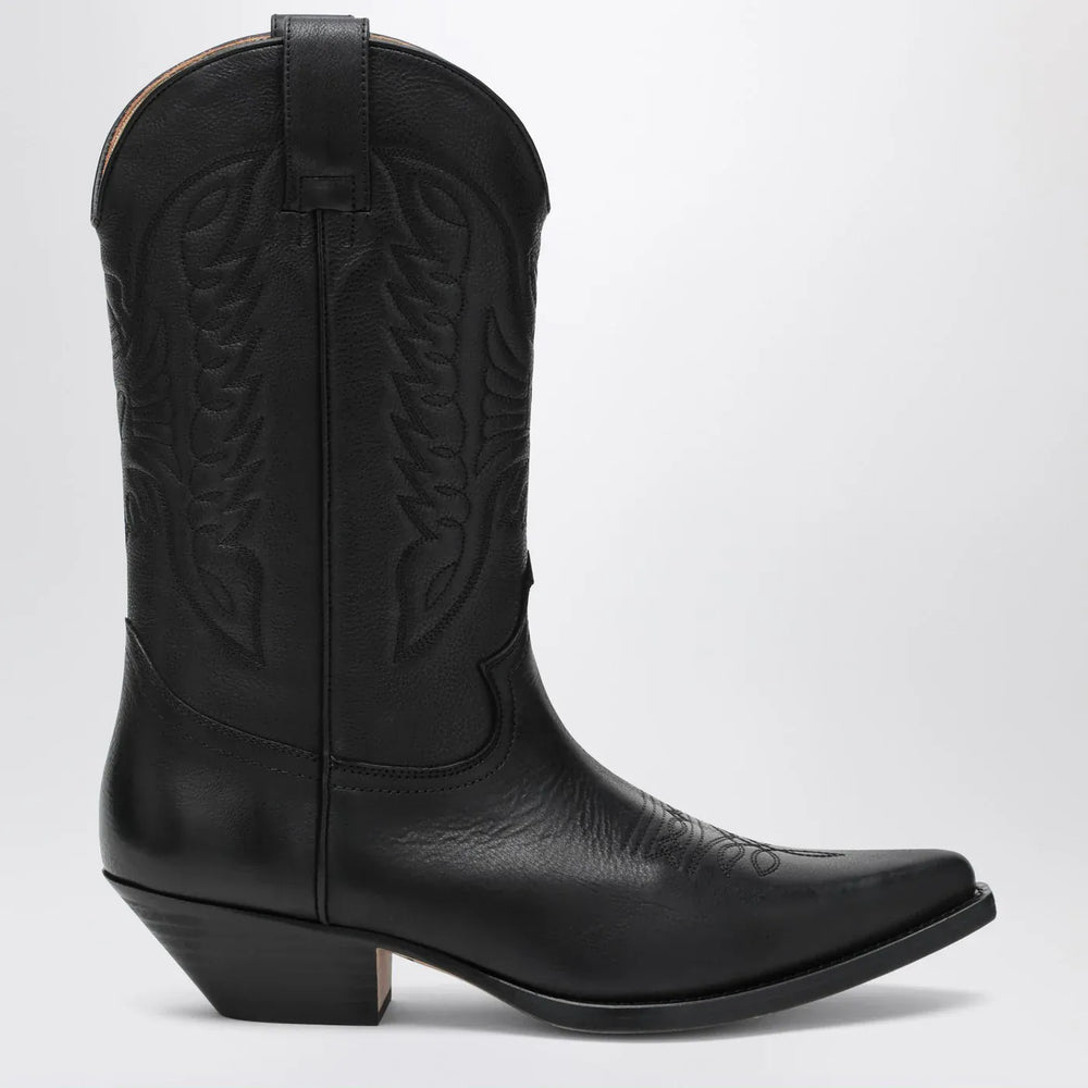 MM6 Maison Margiela - Black Florence cowboy boots Brand Boots 40 IT