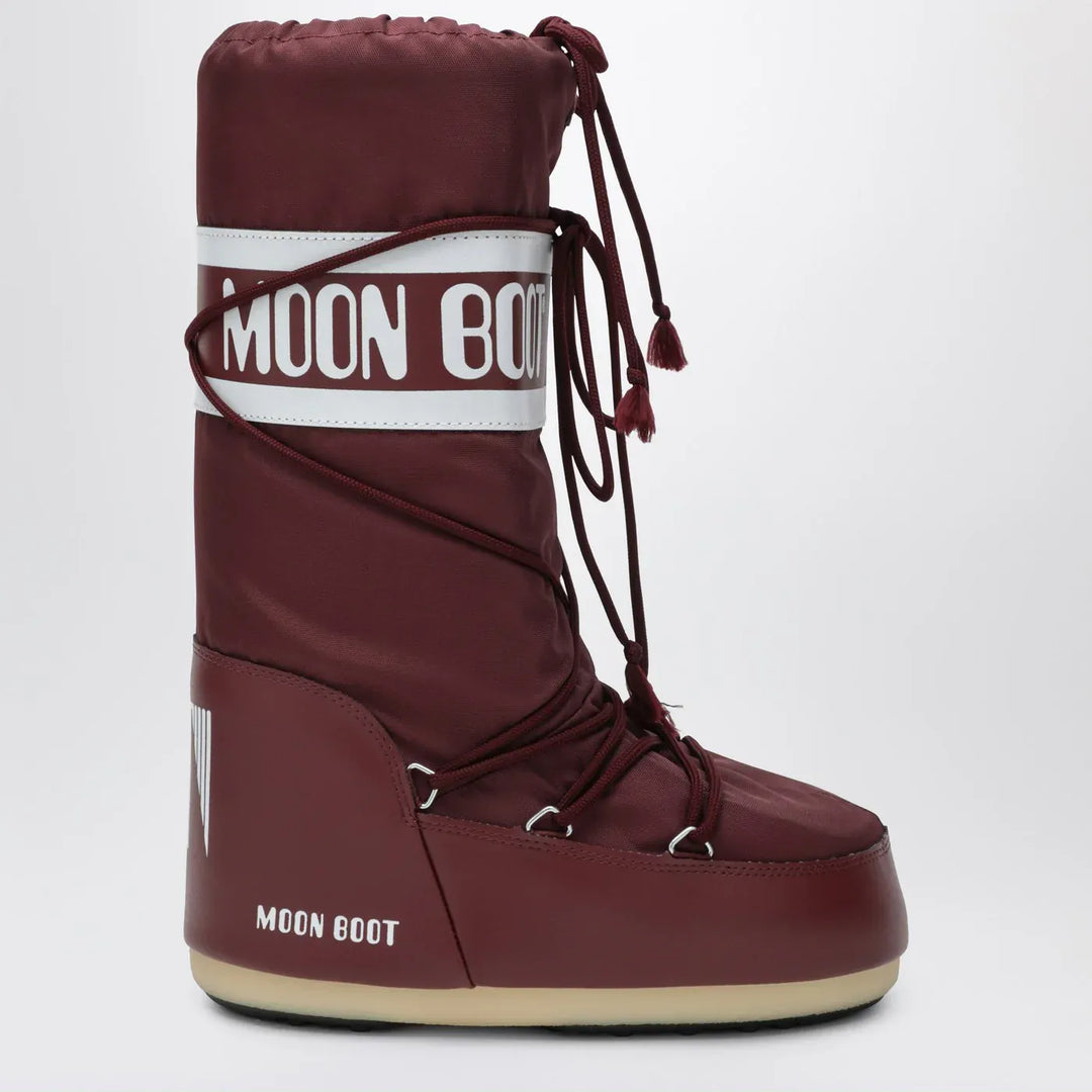 Moon Boot - Bordeaux Icon boot in nylon Brand Boots 35/38