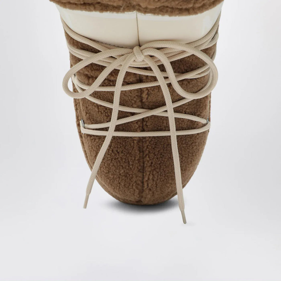 Moon Boot - Icon Low boot in camel teddy fabric Brand Boots