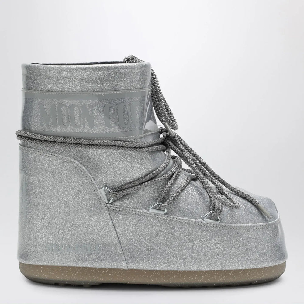 Moon Boot - Silver Icon Low boots with glitter Brand Boots 36/38