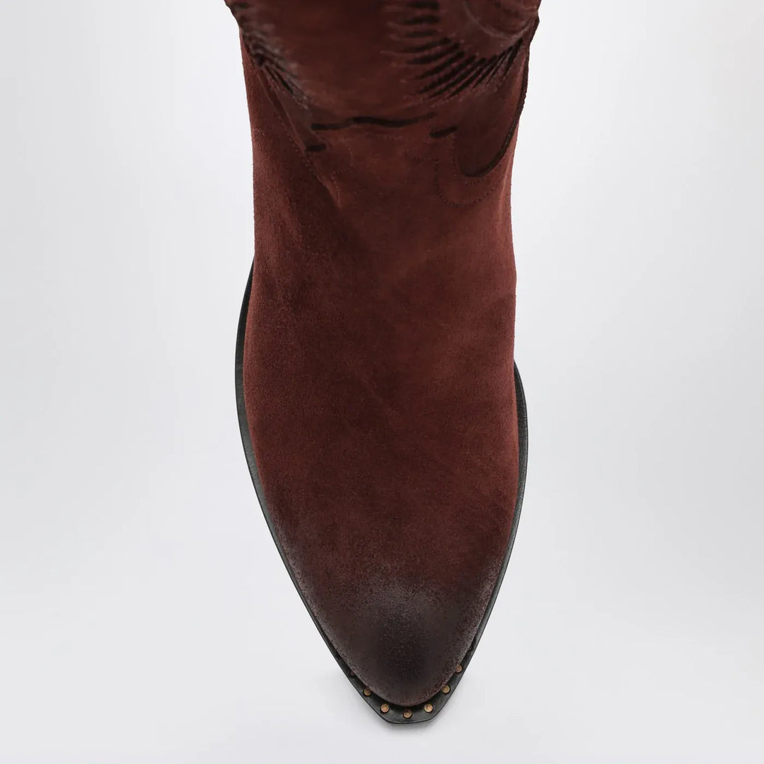 Sartore - Brown suede Frida western boot Brand Boots