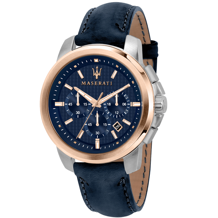 Maserati Chronograph Maserati Successo Navy Blue Chronograph Brand