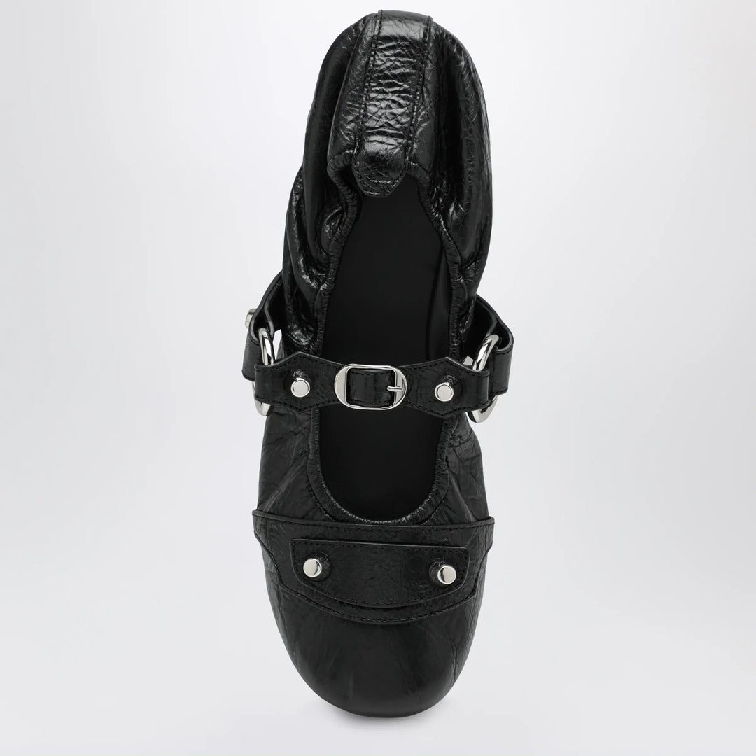 City black ballet flats in Arena lambskin leather Brand