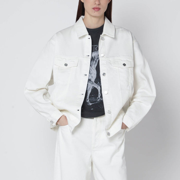 Coats &amp; Jackets ANINE BING - Ecru organic denim jacket Brand