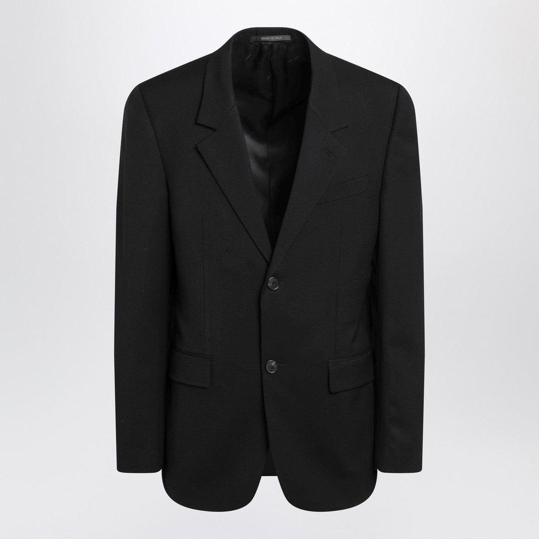 Coats &amp; Jackets Balenciaga - Black single-breasted wool jacket Brand