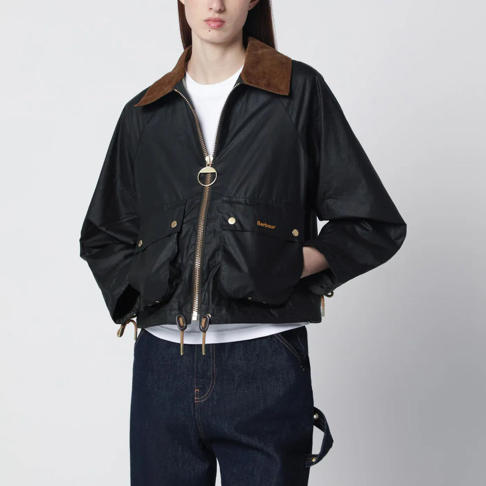 Barbour - Marron jacket green in waxed cotton Brand Coats & Jackets 12 UK