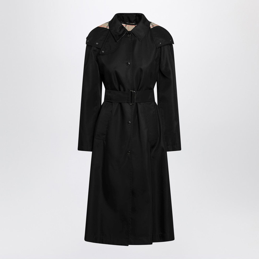 Coats &amp; Jackets 8 UK Burberry - Long black nylon car coat Brand
