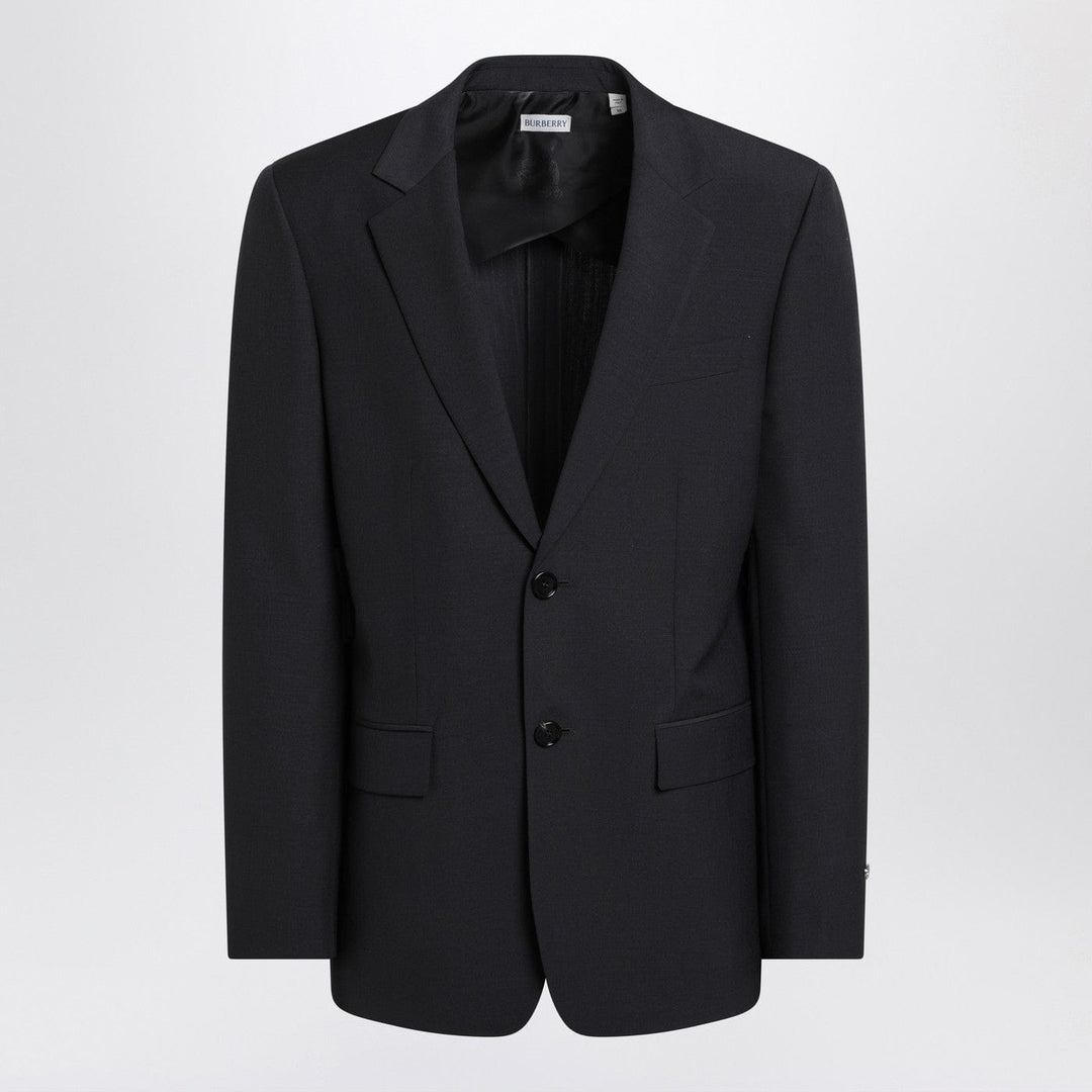 Coats &amp; Jackets Burberry - Navy blue wool blend jacket Brand