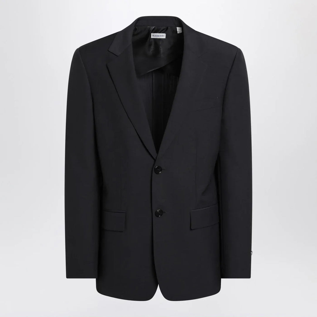 Burberry - Navy blue wool blend jacket Brand Coats &amp; Jackets 48 IT