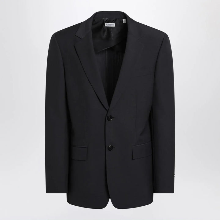 Burberry - Navy blue wool blend jacket Brand Coats &amp; Jackets 48 IT