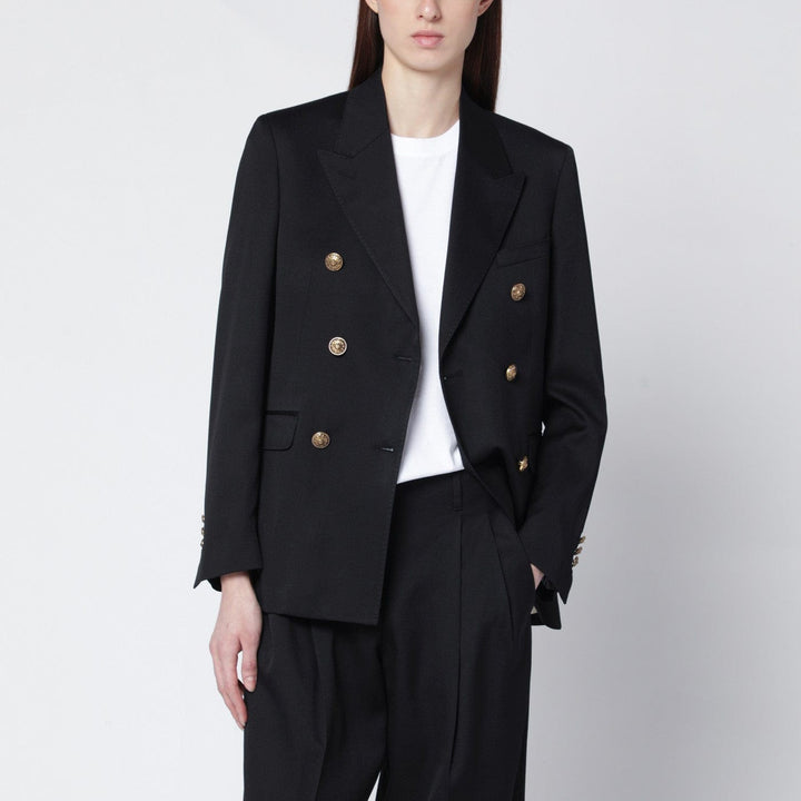 Coats &amp; Jackets 44  IT Golden Goose - Black double-breasted wool jacket Brand