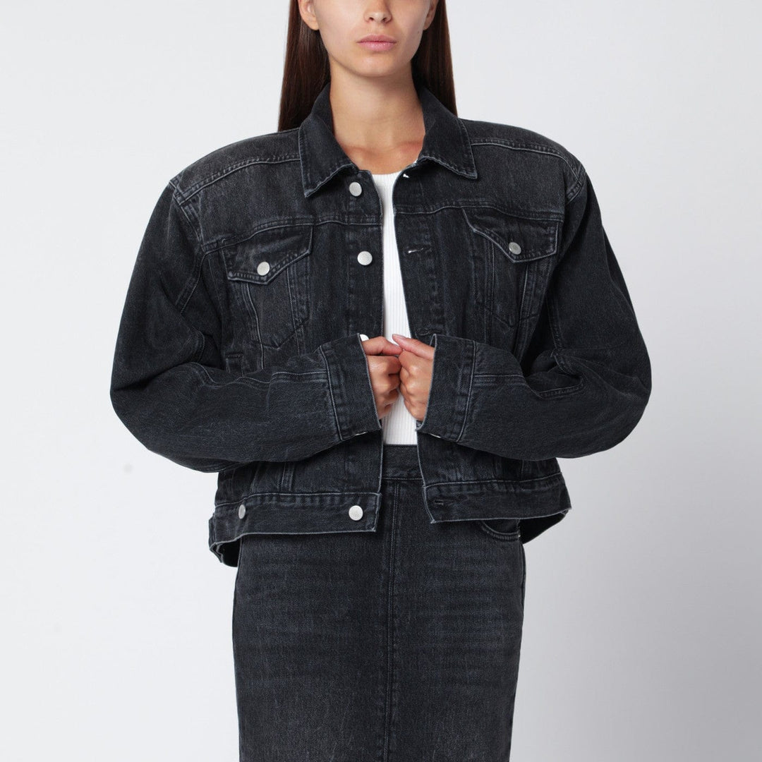 Coats & Jackets HAIKURE - Black washed-effect Renee denim jacket Brand