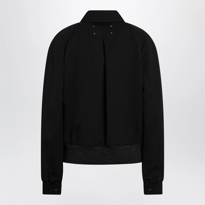 Maison Margiela - Black zip-up jacket in virgin wool Brand Coats &amp; Jackets