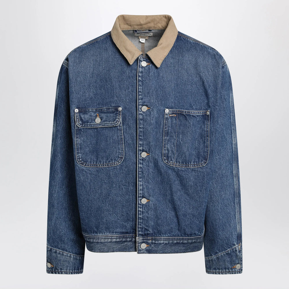 Polo Ralph Lauren - Blue denim jacket with ribbed collar Brand Coats & Jackets L