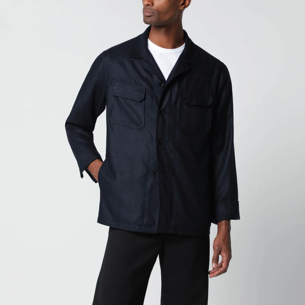 Tagliatore - Blue silk jacket Brand Coats & Jackets 46 IT