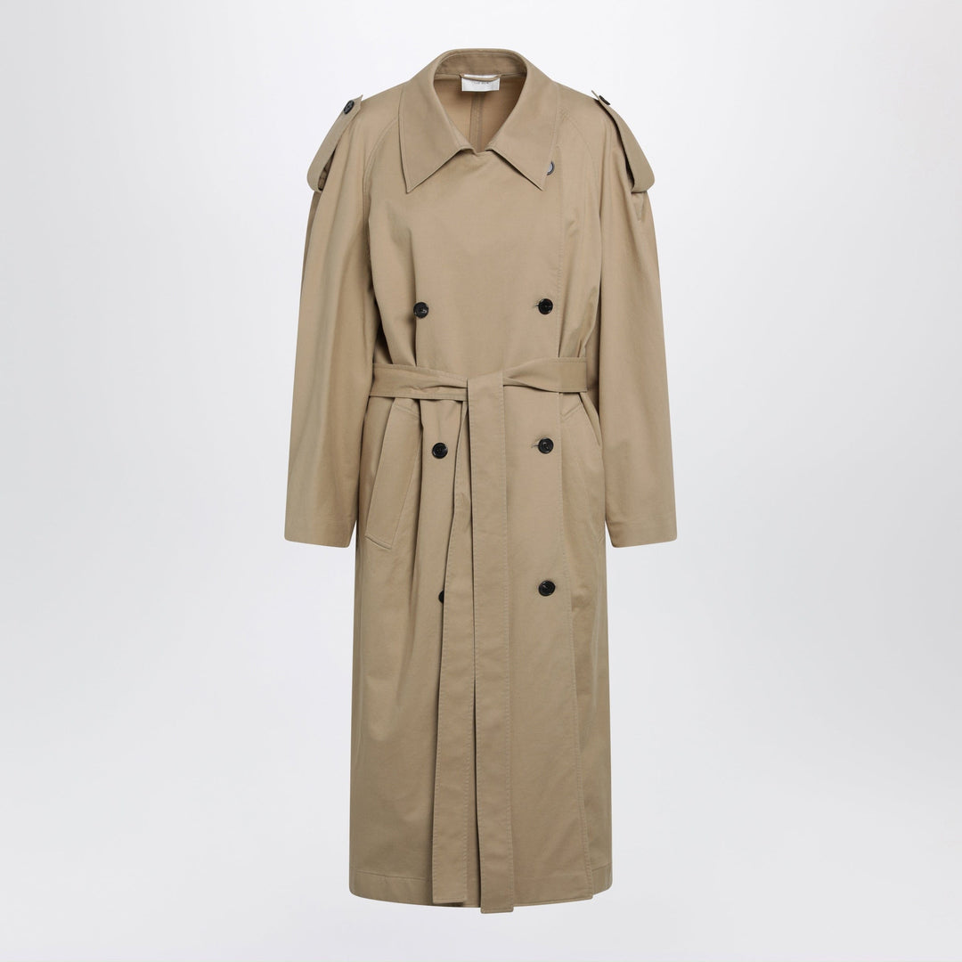 Coats &amp; Jackets 4 US The Row - Dester double-breasted cotton-cashmere trench in sand Brand