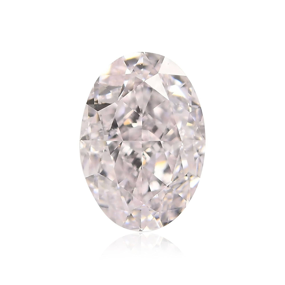 1.27 Carat Very Light Pink Oval Diamond FL GIA Brand Color Diamond