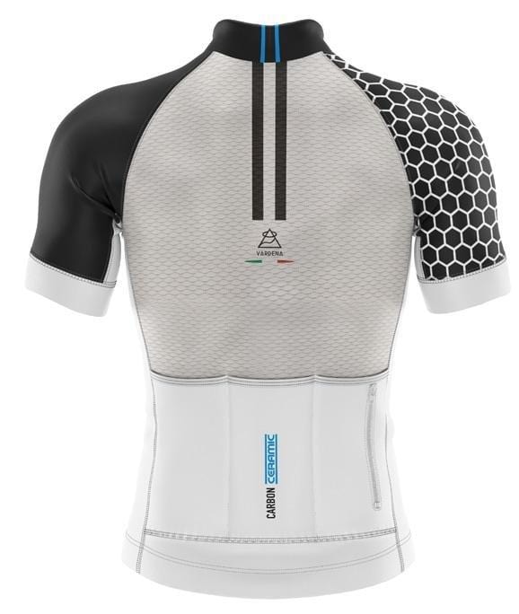 Vardena Cycling Jersey Vardena Honey Line White Carbon Ceramic Cycling Jersey Vardena Honey Line Carbon Ceramic Jersey White Brand