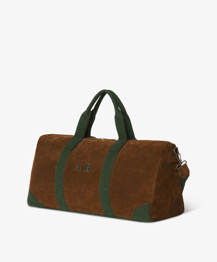 My Style Bags Personalised Boston Large Felt Duffel Bag – Green Brand Duffel Bag