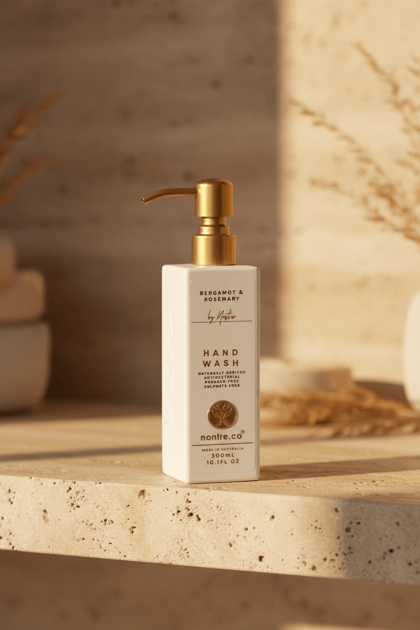 Nontre.co Natural Hand Wash 300ml Bergamot & Rosemary Brand Hand Wash