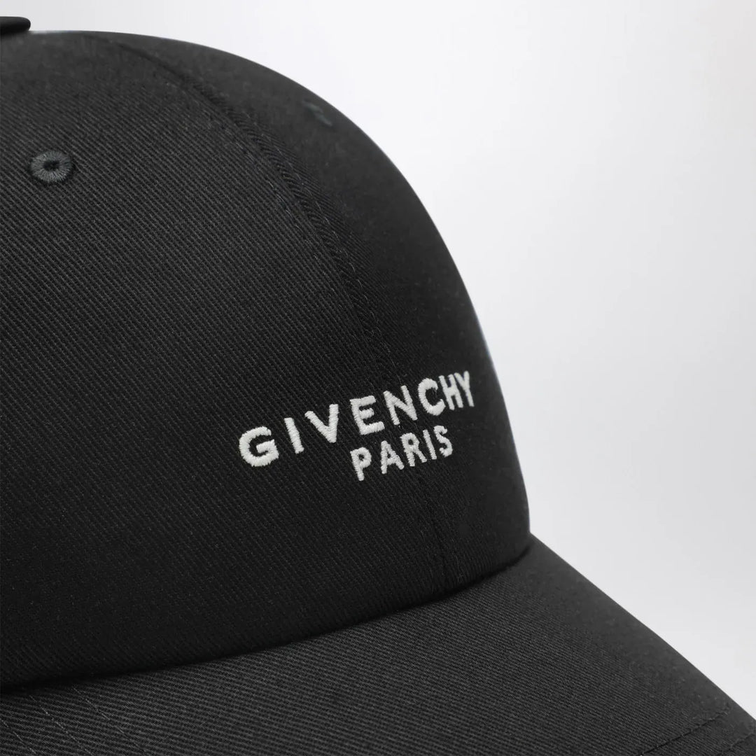 Givenchy - Black baseball cap with logo Brand Hats TU