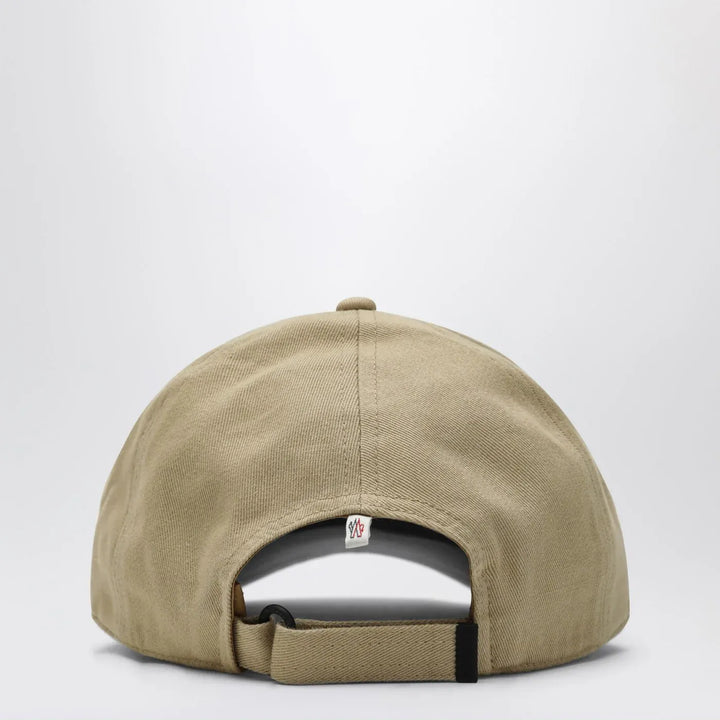 Moncler Grenoble - Beige baseball cap with logo patch Brand Hats TU
