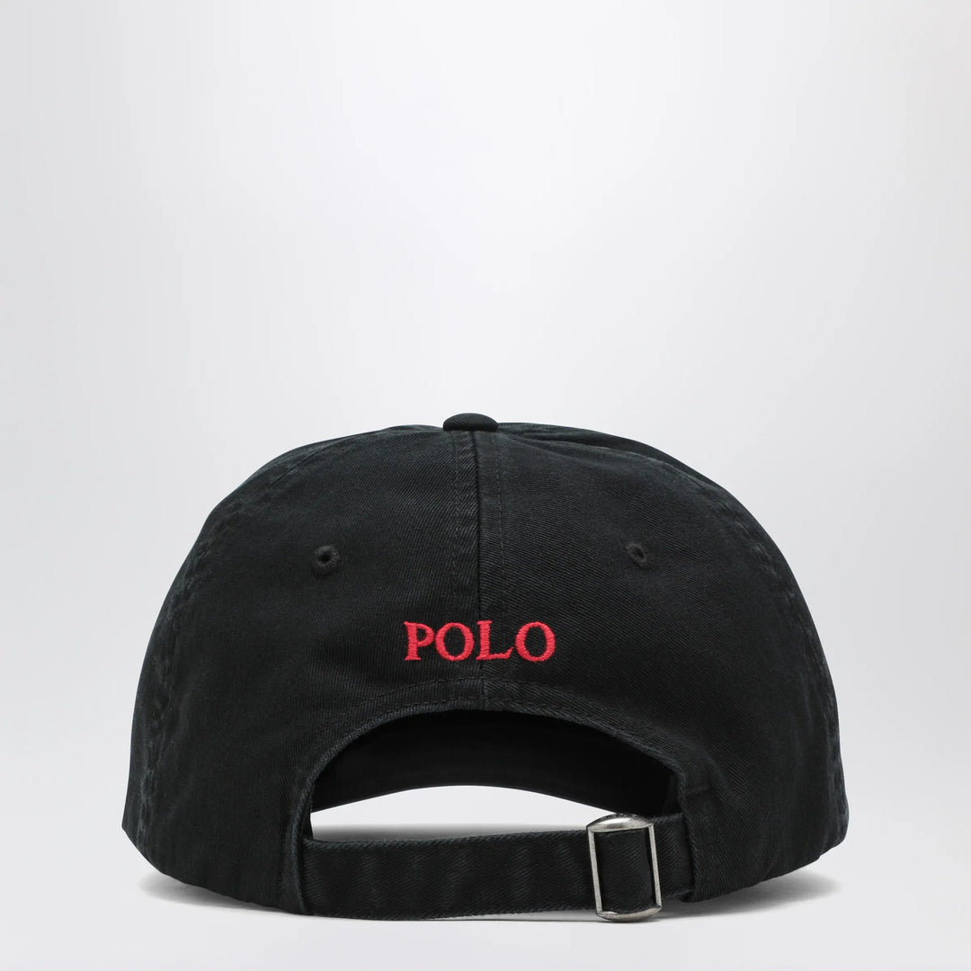 Polo Ralph Lauren - Black baseball cap with logo Brand Hats U