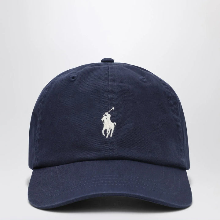 Polo Ralph Lauren - Navy blue cotton baseball cap Brand Hats TU