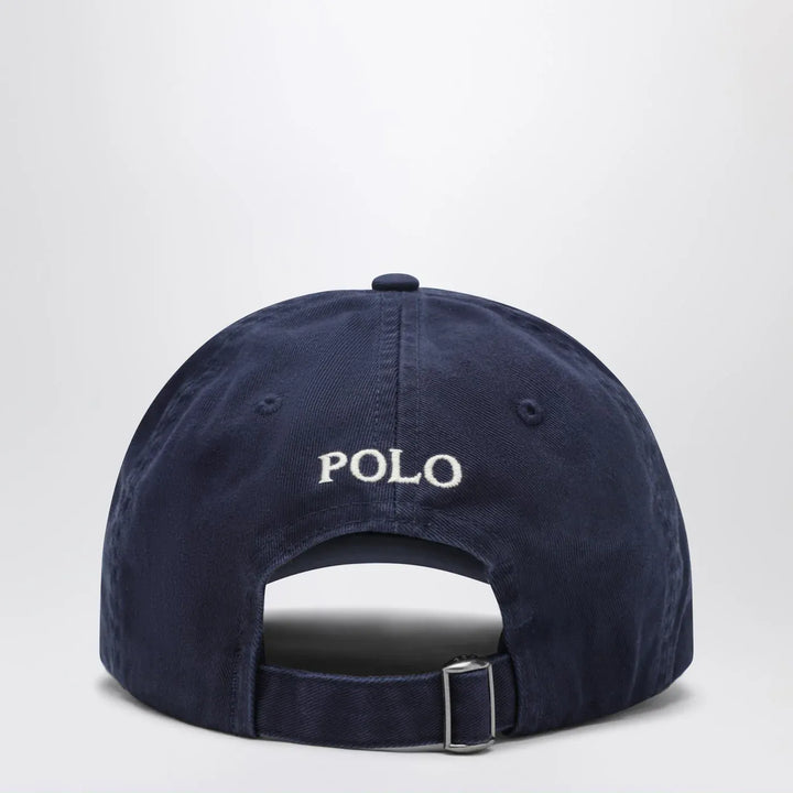 Polo Ralph Lauren - Navy blue cotton baseball cap Brand Hats TU