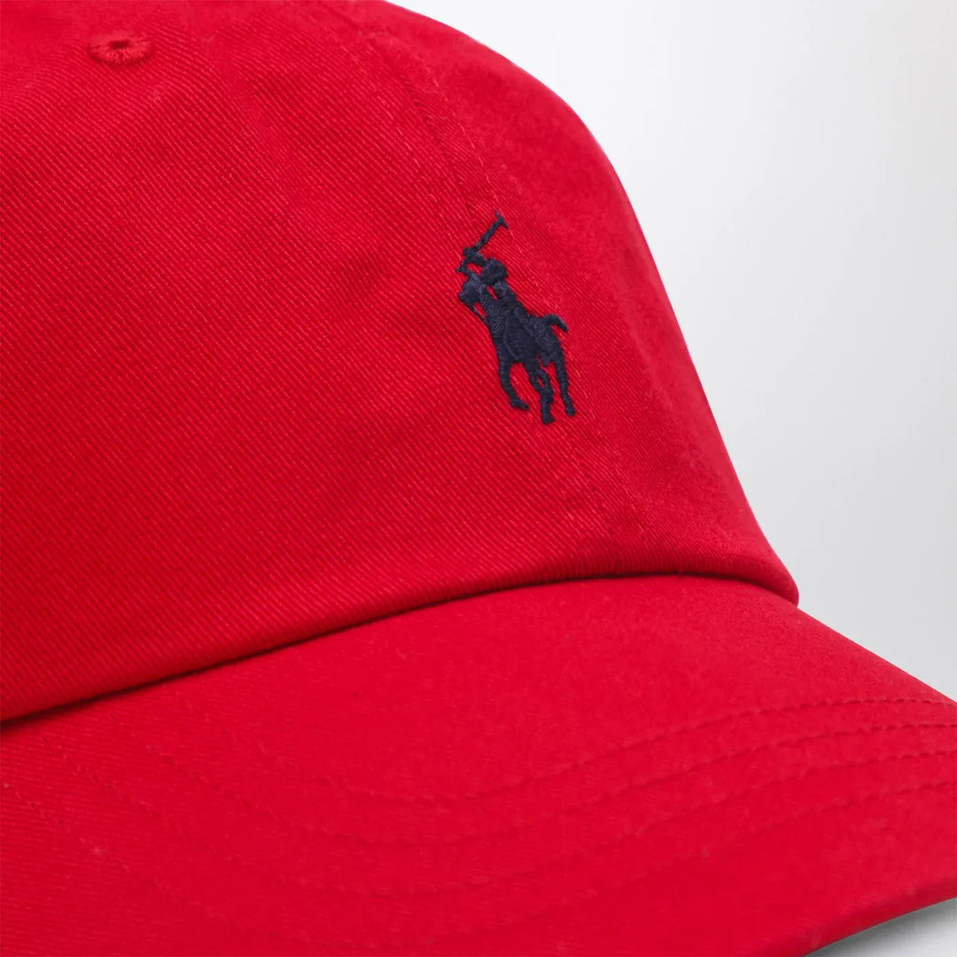 Polo Ralph Lauren - Red baseball cap with logo Brand Hats TU