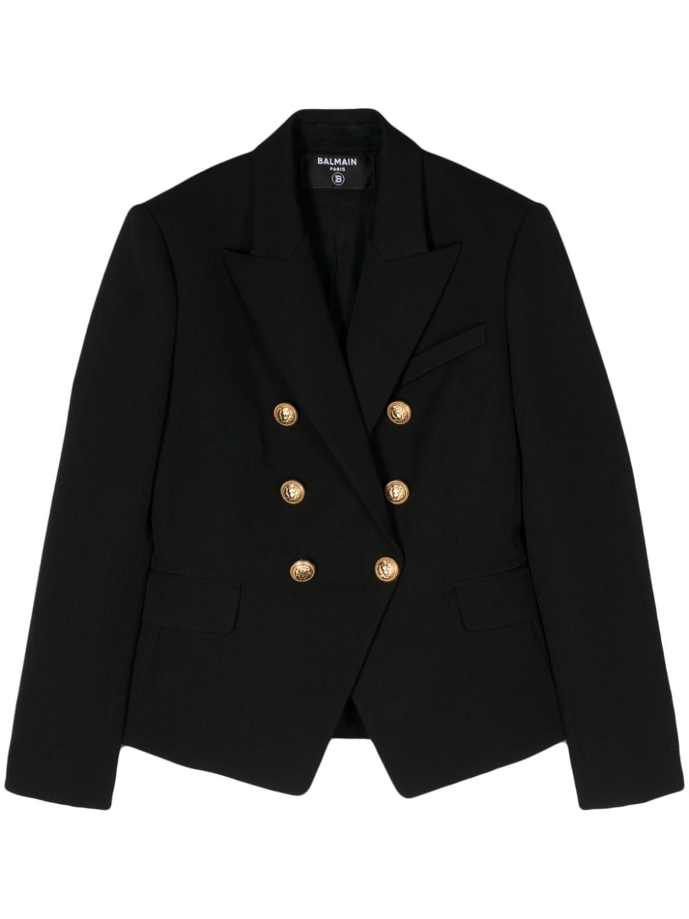 Balmain Jackets 40 Balmain Wool Twill Blazer Balmain Black Wool Twill Blazer Brand