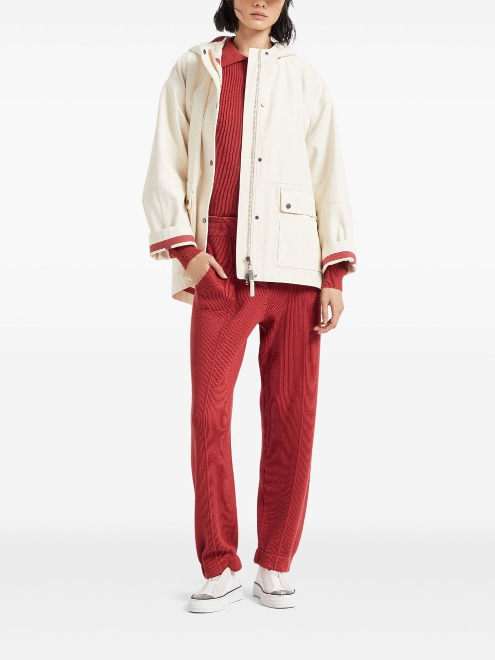 Brunello Cucinelli Jackets 36 Brunello Cucinelli Coats White Brunello Cucinelli Coats White Brand