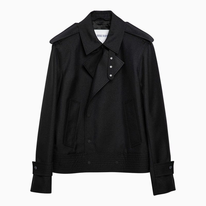 Burberry Jackets 48 Burberry White striped t-shirt with logo embroidery Burberry White striped t-shirt with logo embroidery Brand