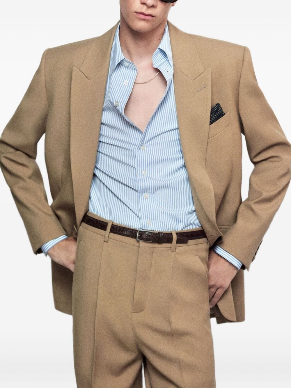 Saint Laurent Jackets Saint Laurent  Jackets Beige Saint Laurent  Jackets Beige Brand