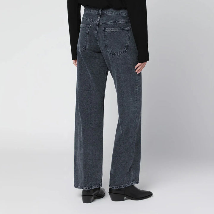 AGOLDE - Black faded-effect jeans Brand Jeans