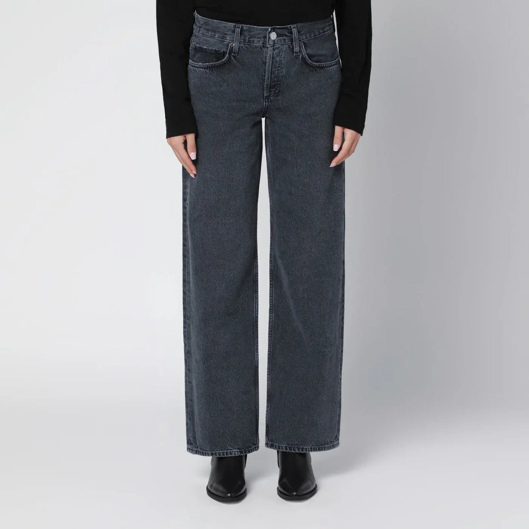 AGOLDE - Black faded-effect jeans Brand Jeans 26