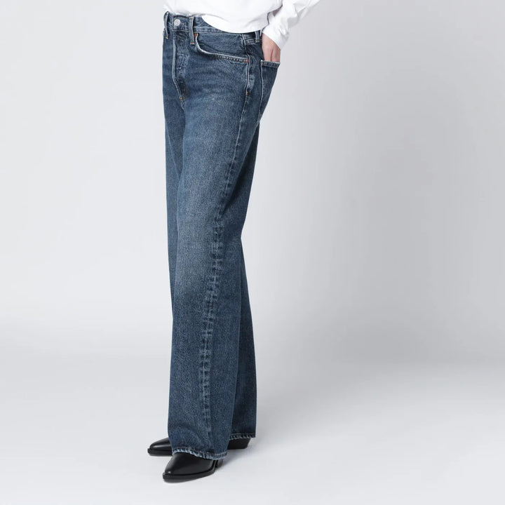 AGOLDE - Blue regenerated denim jeans Brand Jeans