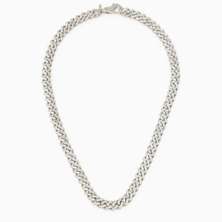 Emanuele Bicocchi - 925 silver chain necklace with crystals Brand Jewelry TU