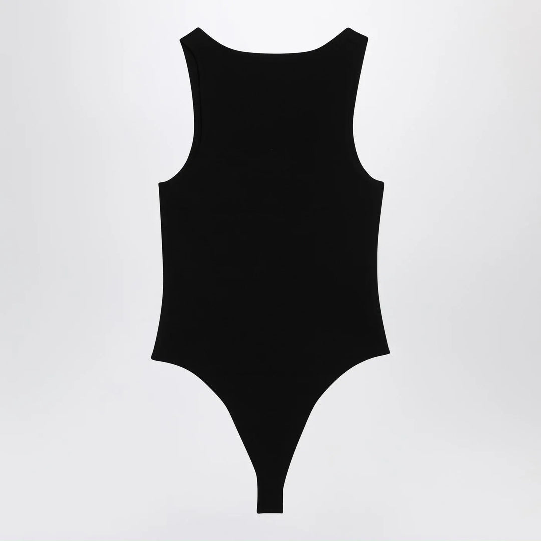 Entire Studios - Black viscose jersey bodysuit Brand Leotards &amp; Unitards
