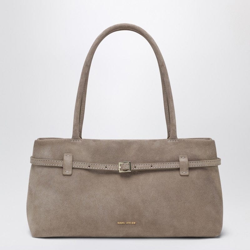 #N/A Manu Atelier - Le Cambon East West Sughero bag in suede - One size Brand